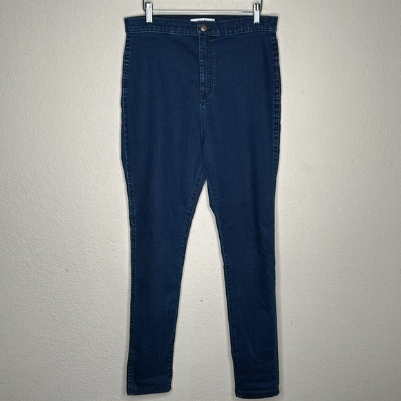 NWOT American Apparel The Easy Jean High Rise Stretch Skinny Blue Size Large - Picture 8 of 16